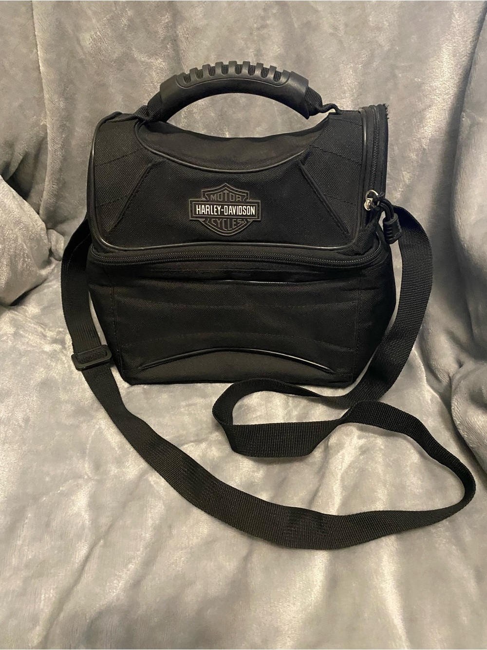 Harley-Davidson Black Insulated Lunch Bag